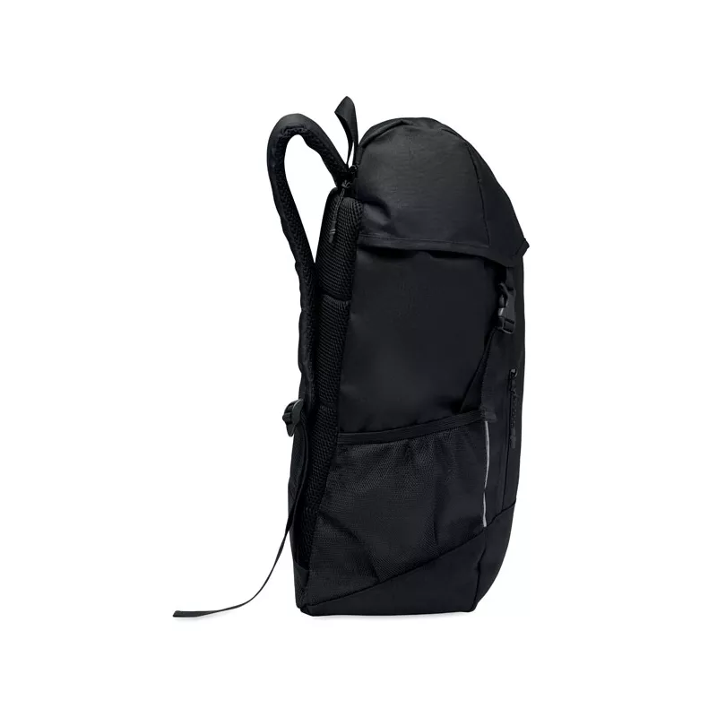 Plecak z RPET na laptop 15" 15 l SIENA - Czarny (MO3103-03)