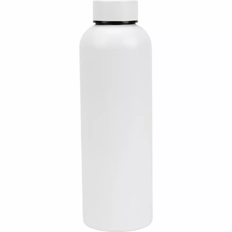 Butelka ze stali z recyklingu 700 ml CrisMa VERENA - biały (8481606)