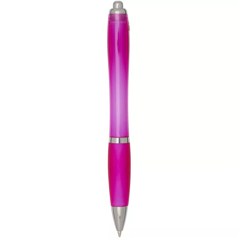 Nash długopis kulkowy z tworzyw sztucznych pochodzących z recyklingu z certyfikatem RCS, z kolorowym korpusem i uchwytem (cza - Różowy (10645441)