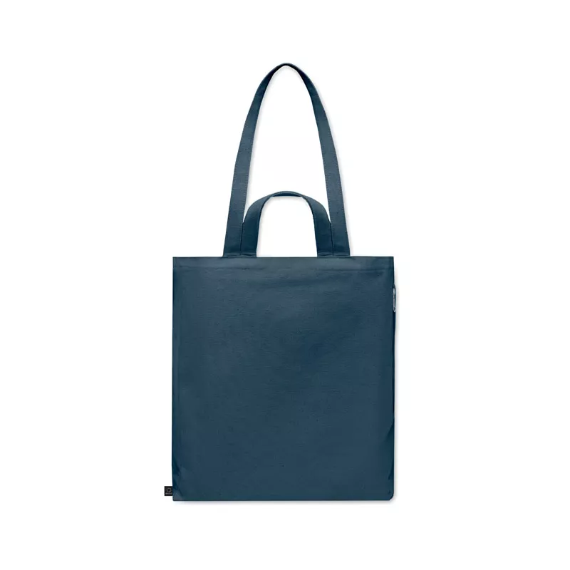 Torba na zakupy z recyklingu 380 g/m² GAVE COLOUR - Niebieski (MO2565-04)