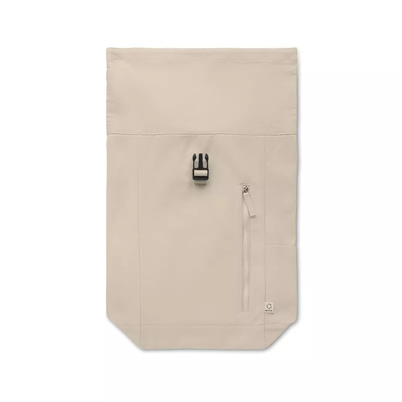 Plecak z bawełny z recyklingu 390 g/m² KAMET - Bezowy (MO2552-13)