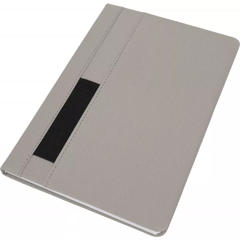 Notatnik A5 w kratkę CLELIA - szary (2136307)