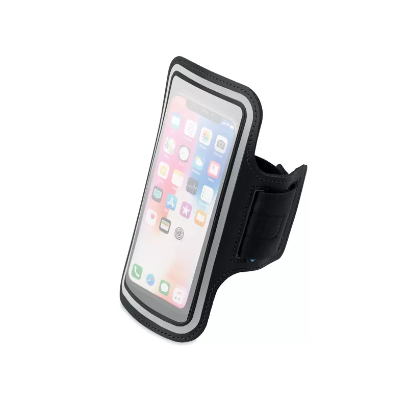 Opaska na ramię na telefon z neoprenu ARMPHONE + - Czarny (MO6239-03)
