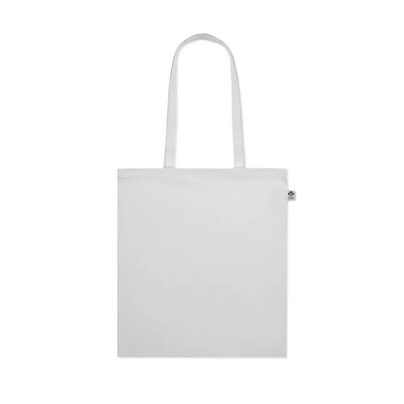 Torba na zakupy z bawełny organicznej 180 g/m² ONEL - Bialy (MO6711-06)