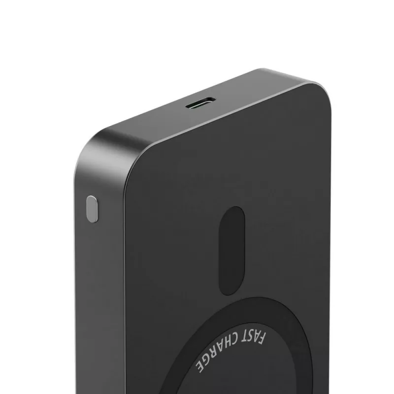 Magnetyczny power bank 10000 mAh Hama - czarny (VH037-03)