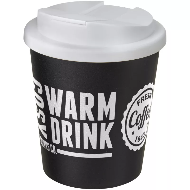 Americano Espresso® 250 ml tumbler with spill-proof lid - Biały-Czarny (21069906)