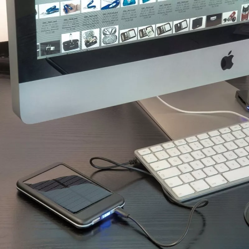 Power bank solarny 4000 mAh PHILADELPHIA - czarny (355903)