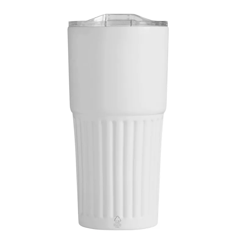 Próżniowy kubek 600 ml WAVE LINE - biały (56-0304712)