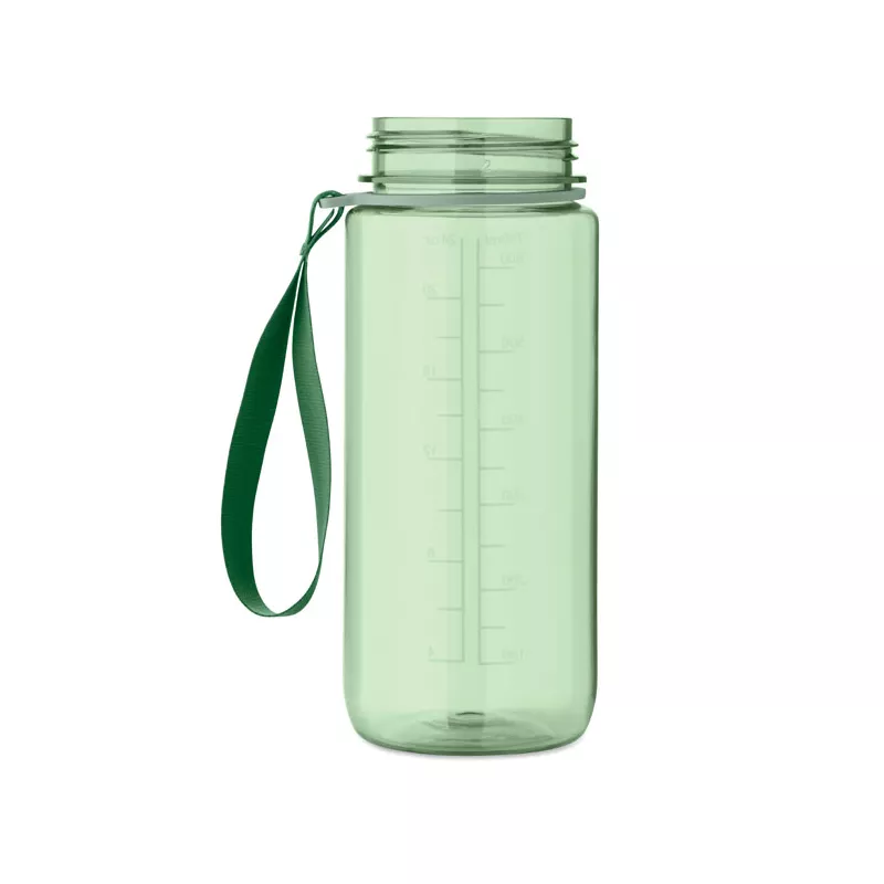 Butelka sportowa motywacyjna z RPET 700 ml ENKEL - Przezroczysty Zielony (MO2792-24)