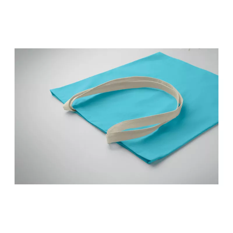 Torba bawełniana 140 g/m² ZEVRA COLOUR - Turkusowy (MO2868-12)