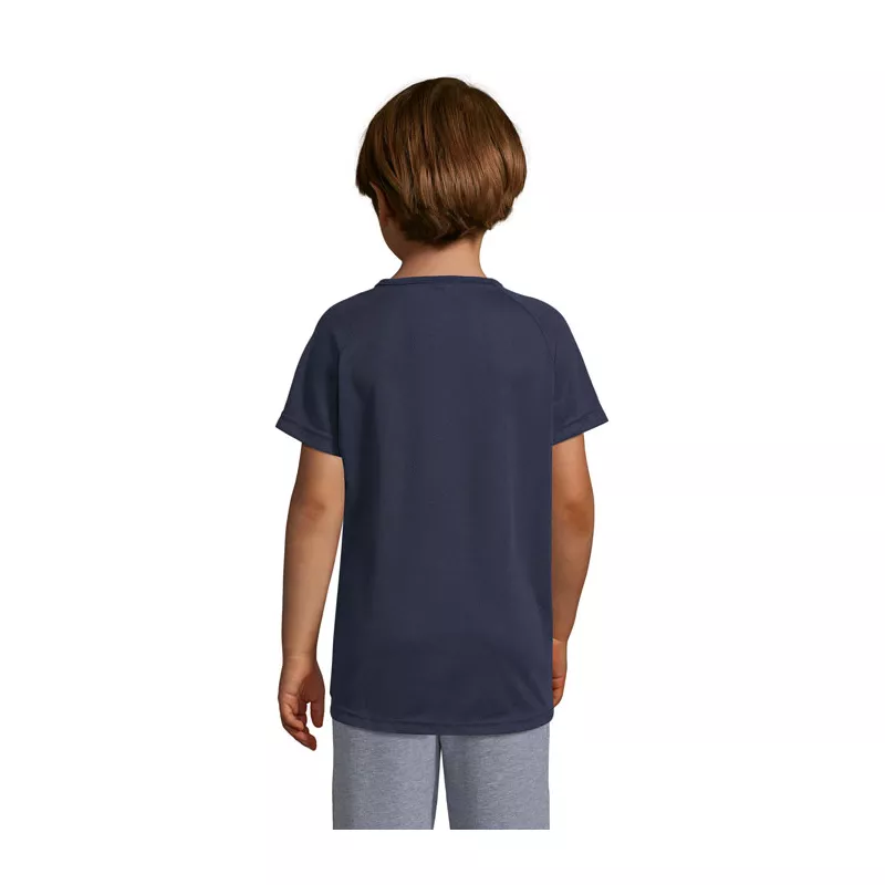 Koszulka sportowa dziecięca 140 g/m² Sol's SPORTY KIDS - French Navy (S01166-FN)
