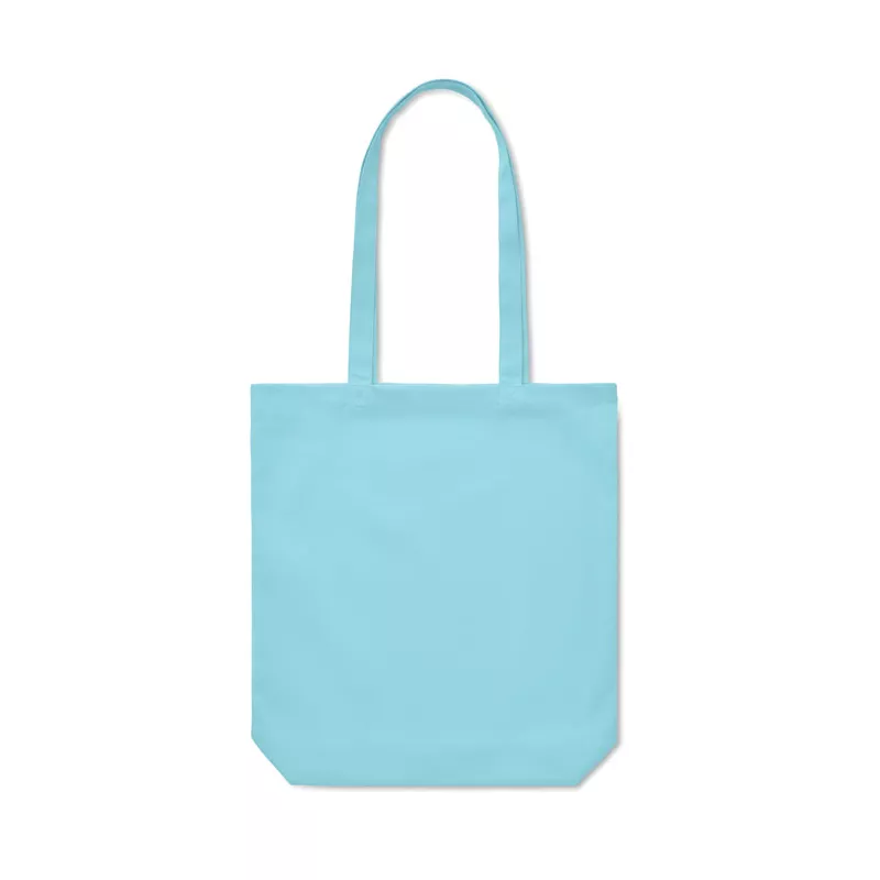 Torba bawełniana na zakupy 270 g/m² RASSA COLOURED - Baby Blue (MO6442-66)