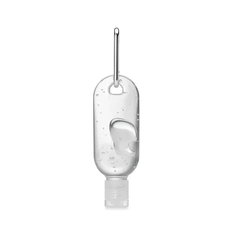 Żel do mycia rąk 30 ml z karabińczykiem GEL2GO - Przezroczysty (MO6130-22)