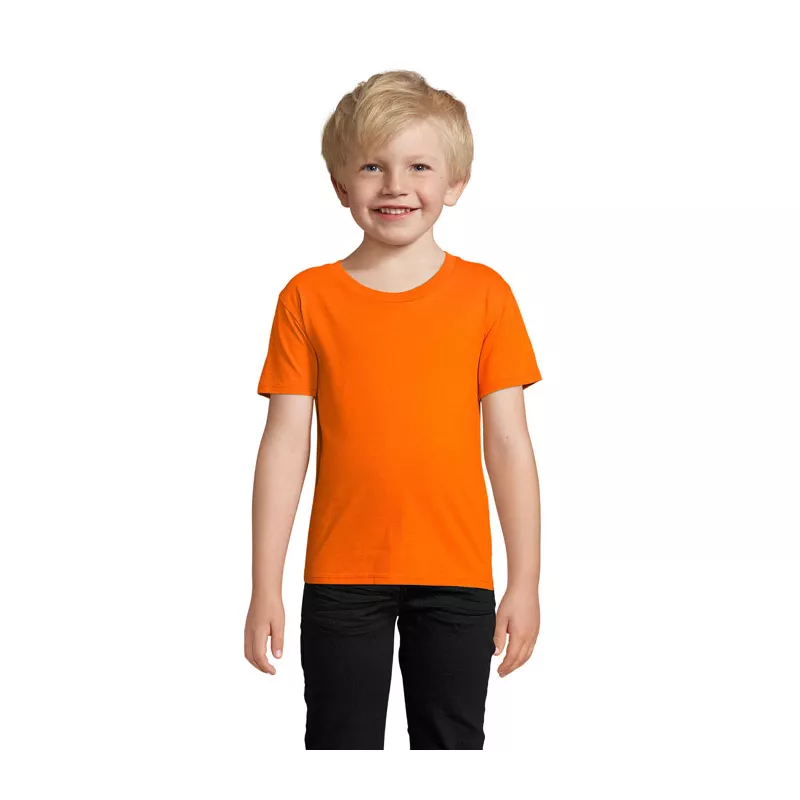Koszulka dziecięca organiczna Sol's PIONEER KIDS - Pomaranczowy (S03578-OR)
