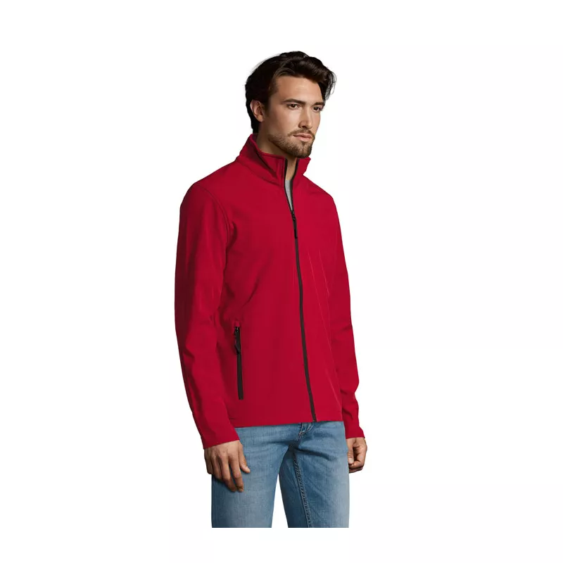 Kurtka softshell męska 2-warstwowa Sol's RACE - Pepper Red (S01195-PE)