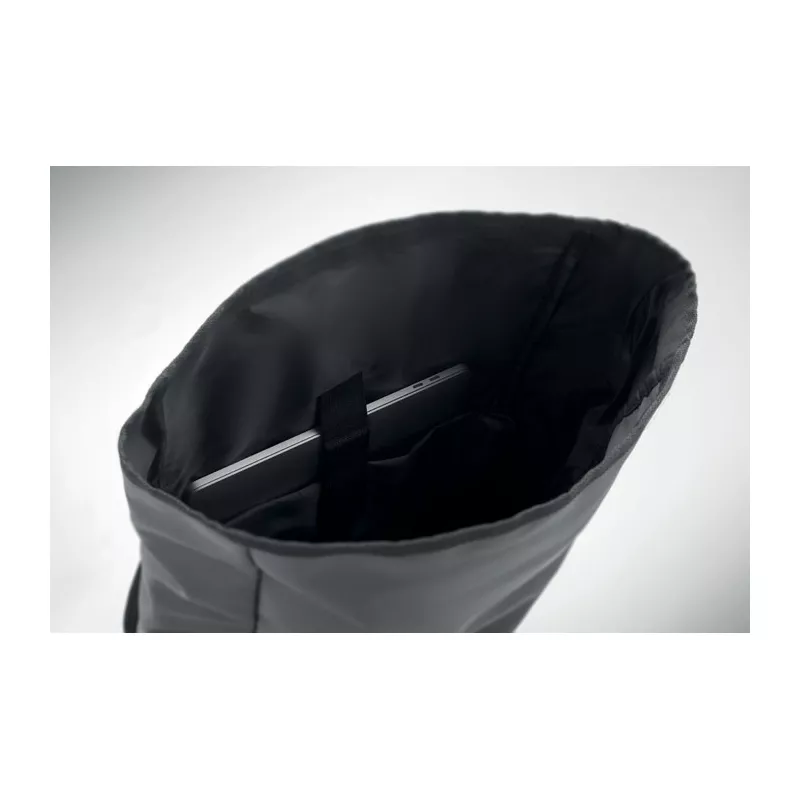 Plecak rolltop na laptop RPET 600D BANGKOK ROLL - Kamienny Szary (MO2643-15)