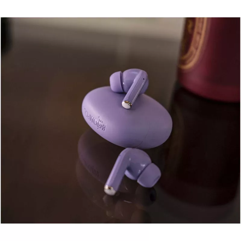 Boompods Echowave True Wireless - bezprzewodowe słuchawki douszne - Jasny fioletowy (12082535)