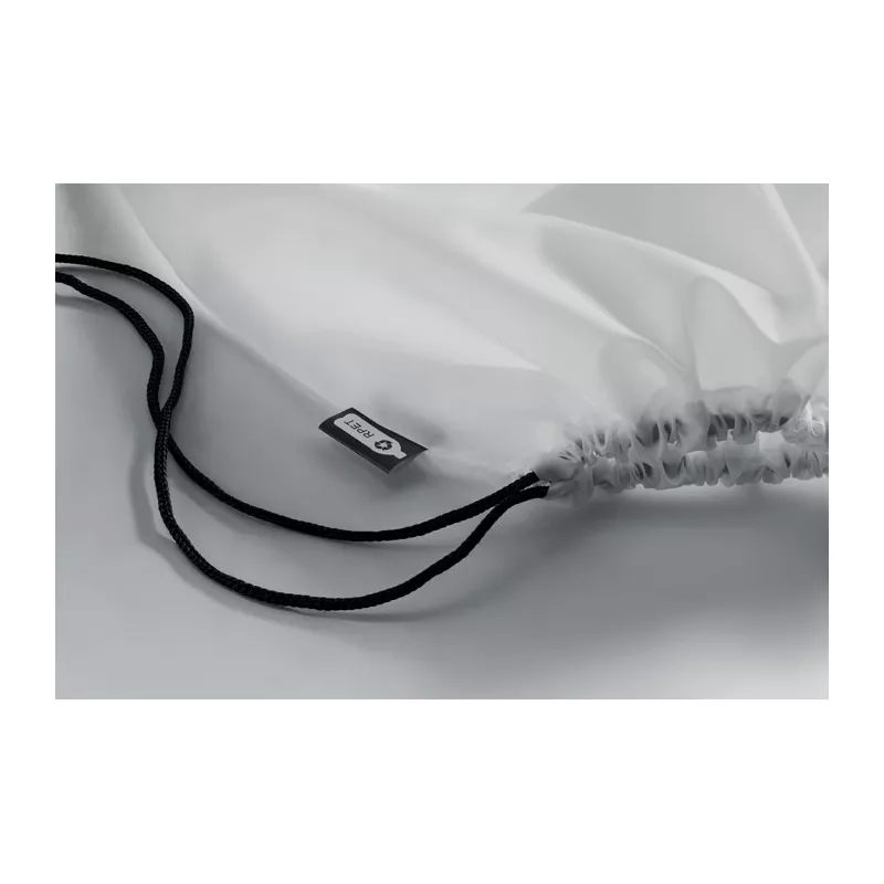 Worek ze sznurkiem z RPET 190T SHOOPPET - Bialy (MO9440-06)
