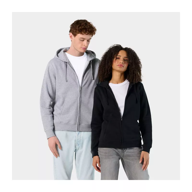 Bluza męska rozpinana 280 g/m² Sol's SPIKE MEN - Szary Melanż 2 (S03105-GY)