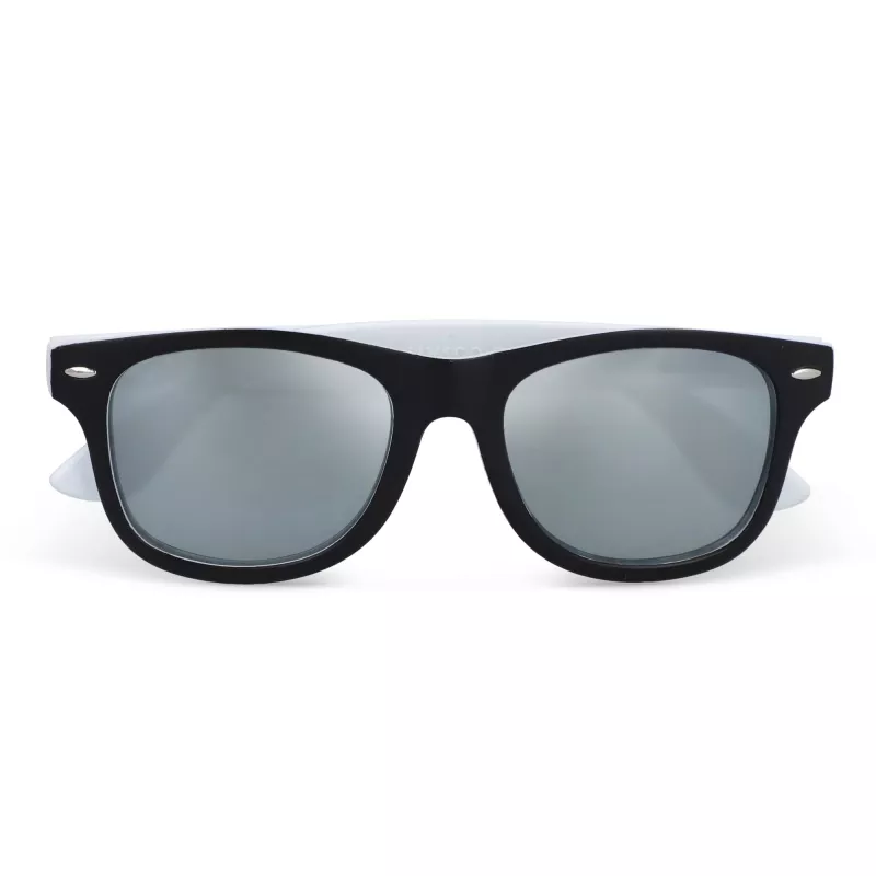 Okulary przeciwsłoneczne Tate z lustrzanymi soczewkami UV400 - biały (LT86736-N0001)