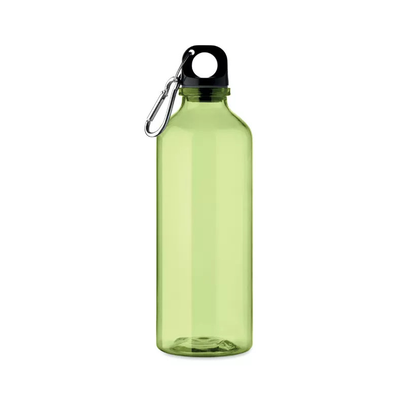 Butelka z RPET z karabińczykiem 500 ml MOSS RE500 - Przezroczysty Limonka (MO2803-51)