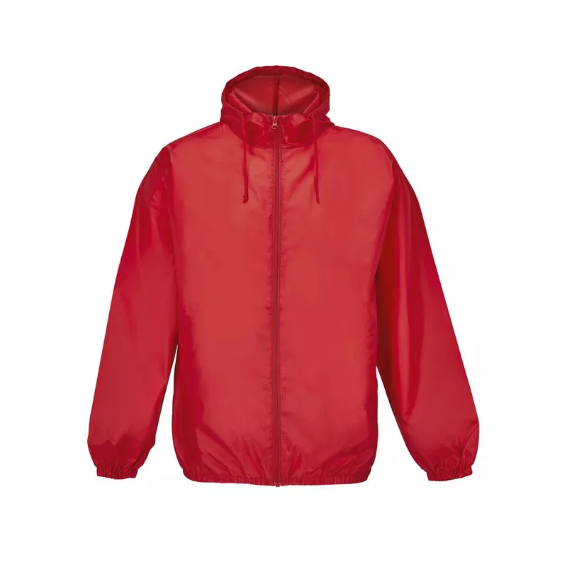 Wiatrówka unisex wodoodporna z kapturem Sol's SHIELD - Czerwony (S04758-RD)