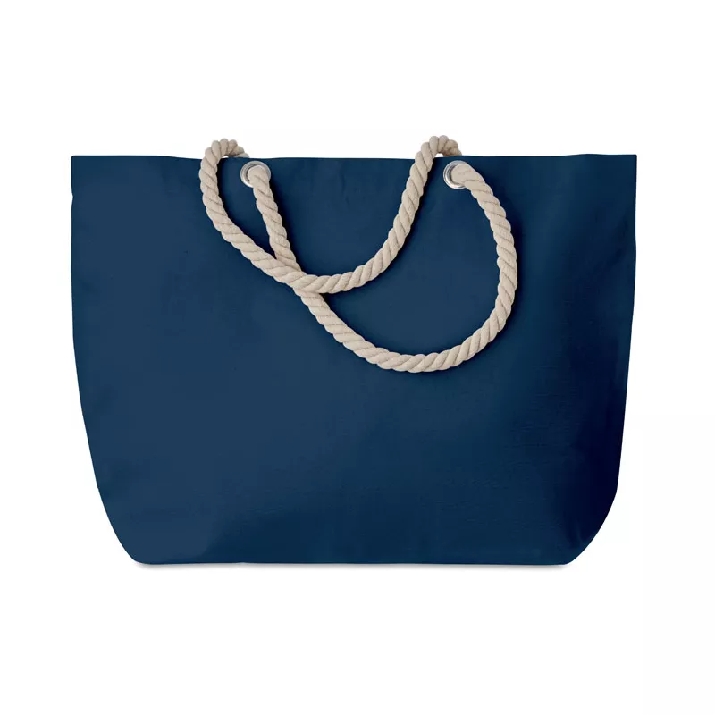 Torba plażowa bawełniana 220 g/m² MENORCA - Niebieski (MO9813-04)