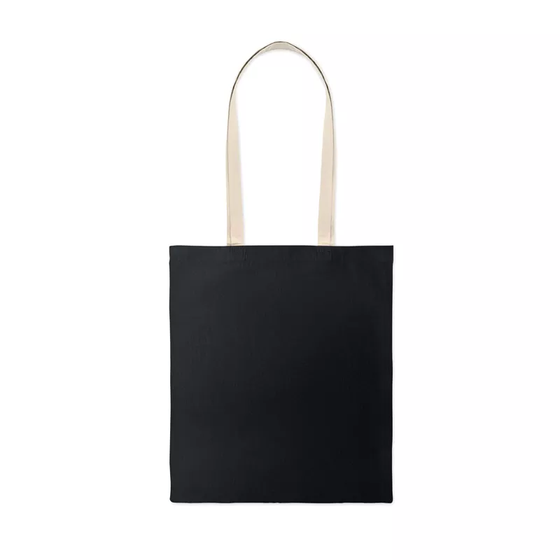 Torba bawełniana 140 g/m² ZEVRA COLOUR - Czarny (MO2868-03)