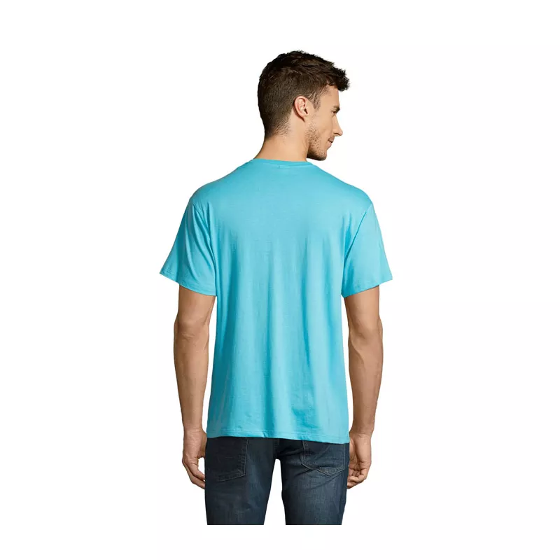 Koszulka męska V-neck 150 g/m² Sol's VICTORY - Niebieski Atol (S11150-AL)