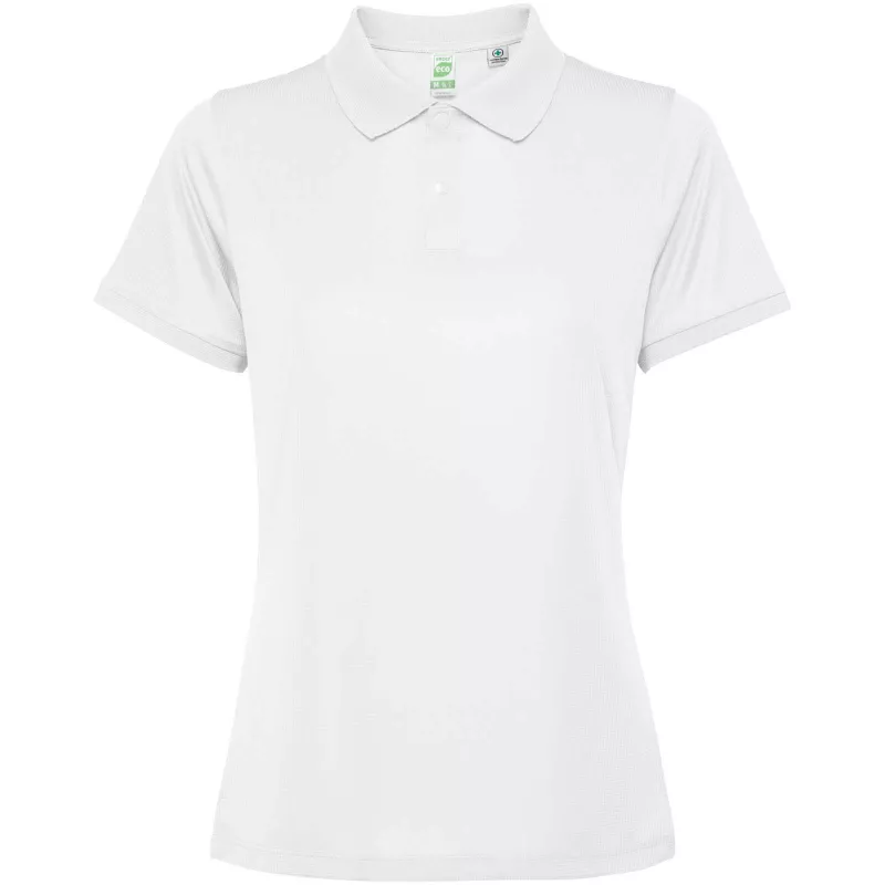 Tormo damskie polo z krótkim rękawem - Biały (R0401-WHITE)