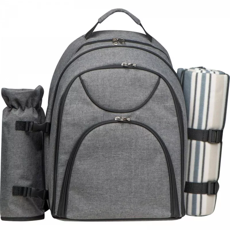 Plecak piknikowy dla 4 osób EARL - ciemnoszary (6297677)