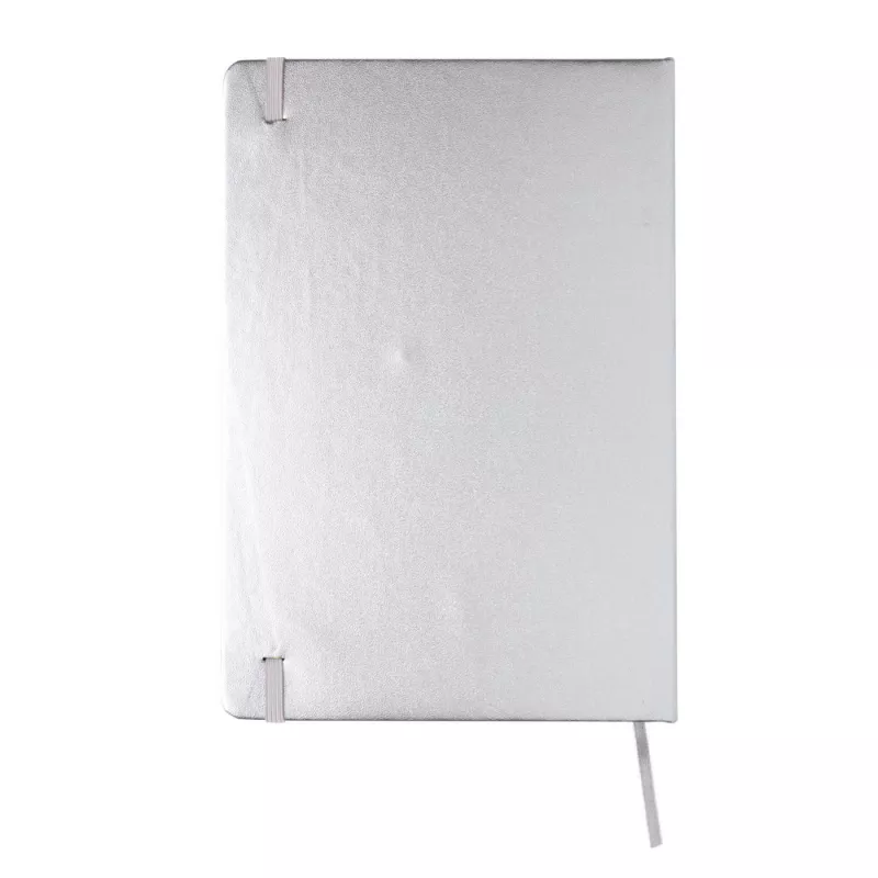 Notatnik A5, twarda okładka - srebrny (P773.212)