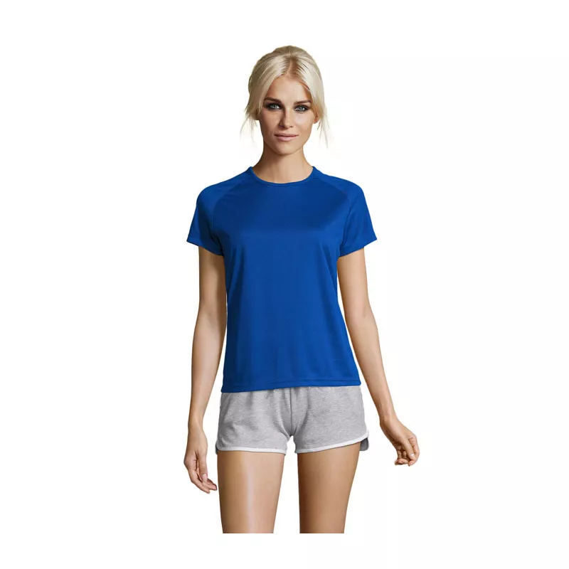 Koszulka sportowa damska 140 g/m² Sol's SPORTY WOMEN - Niebieski (S01159-RB)