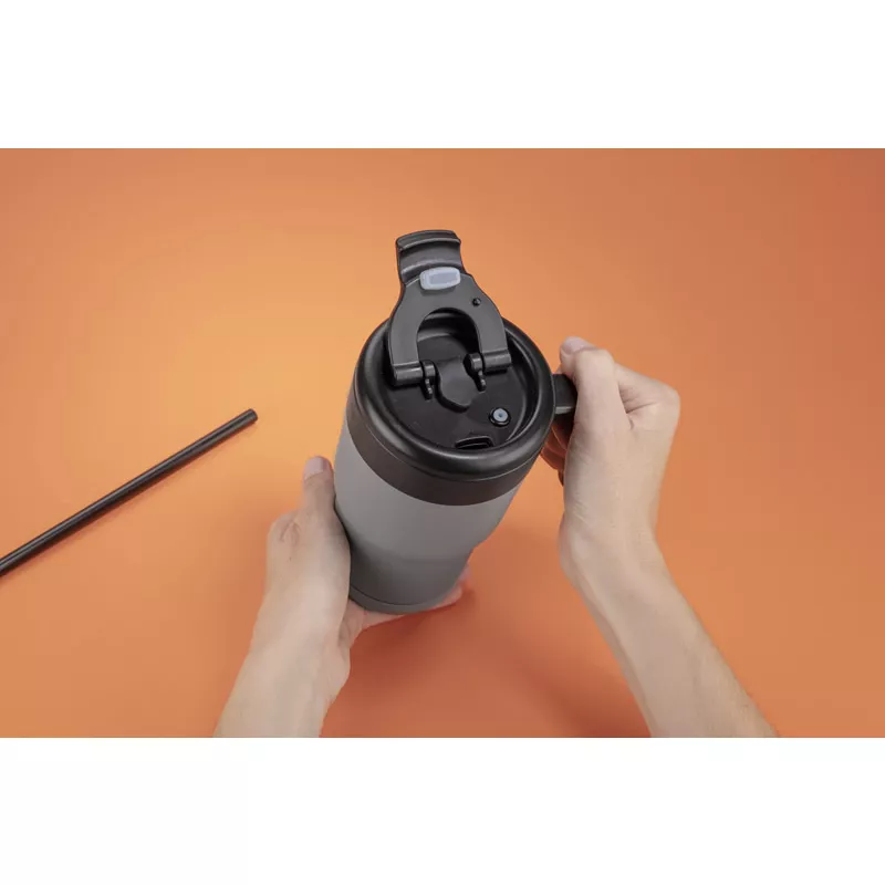 Kubek termiczny TUVO 530 ml - szary (16056-14)