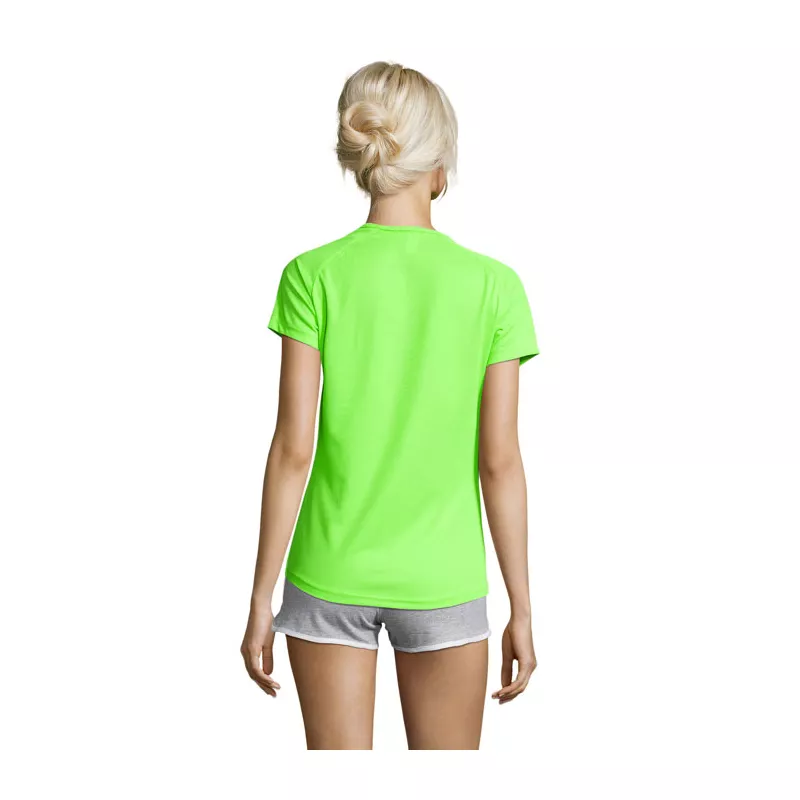 Koszulka sportowa damska 140 g/m² Sol's SPORTY WOMEN - Neon Green (S01159-NG)