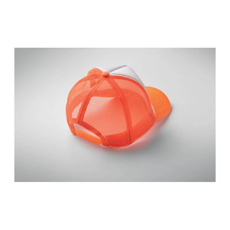 Czapka trucker 5-panelowa 150 g/m² BUBBLE - Fluorescencyjny Pomaranczowy (MO2269-71)