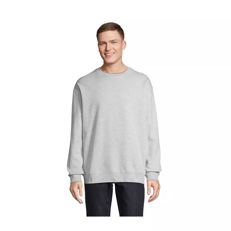 Bluza unisex bez kaptura 280 g/m² Sol's COLUMBIA - Popiól (S03814-AS)