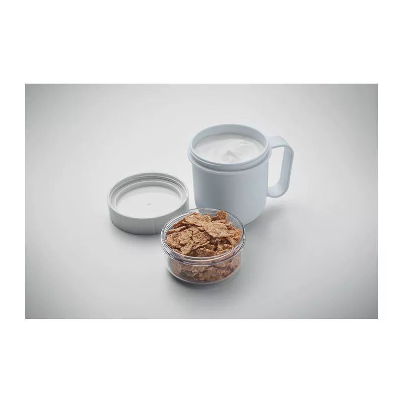 Kubek śniadaniowy z pojemnikiem 450 ml CUP ON GO - Baby Blue (MO2679-66)