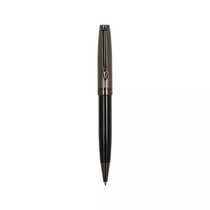 Zestaw piśmienny długopis i pióro wieczne ODETTE Pierre Cardin - czarny (B0409600IP303)