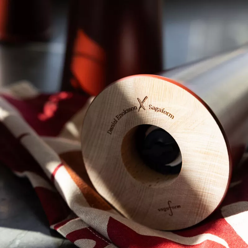 Sagaform Gurken Młynek do soli lub pieprzu, duży, 32 cm - ciemnoczerwony (LT52262-N0020)