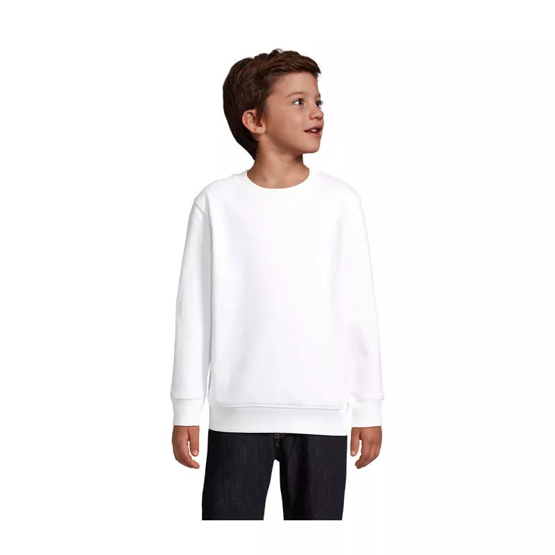 Bluza dziecięca bez kaptura Sol's COLUMBIA KIDS - Bialy (S04239-WH)