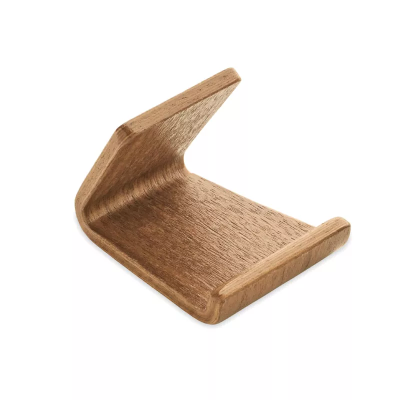 Stojak na telefon z drewna orzechowego HOLD - Drewna (MO3128-40)