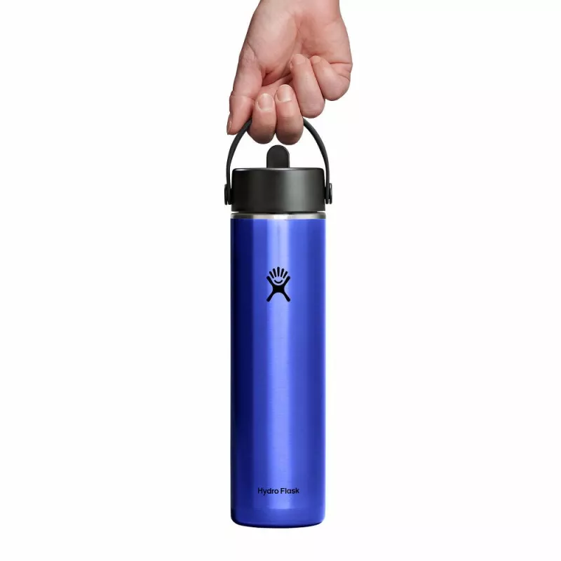 710 ML LIGHTWEIGHT WIDE FLEX STRAW CAP QUARTZ - Sapphire Blue (LW24LWFS392)