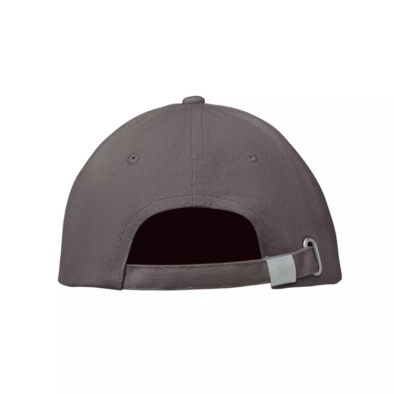 Czapka z daszkiem 6-panelowa 260 g/m² BUFFALO - Ciemnoszary/Szary (MO1464-44)