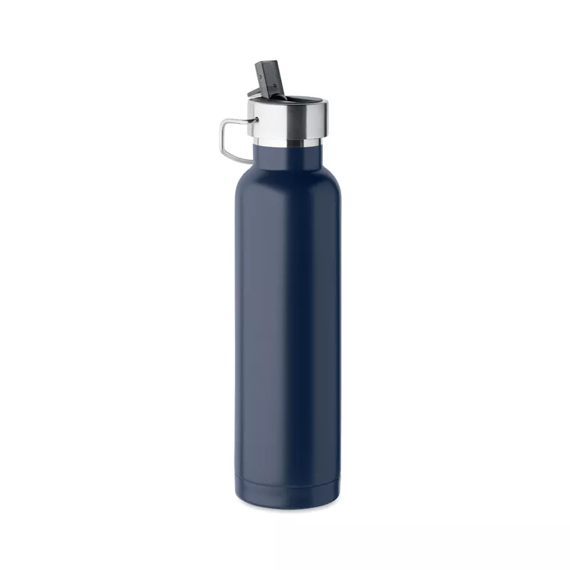 Butelka termiczna ze słomką 660 ml RIFLOW - Francuski Granat (MO2283-85)