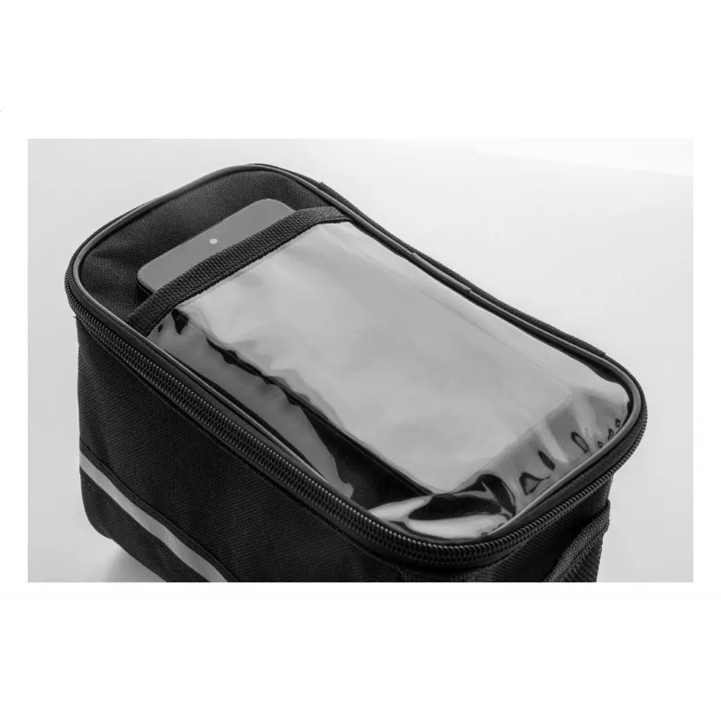 Velofon Plus Torba na telefon komórkowy do roweru RPET - czarny (AP800047-10)