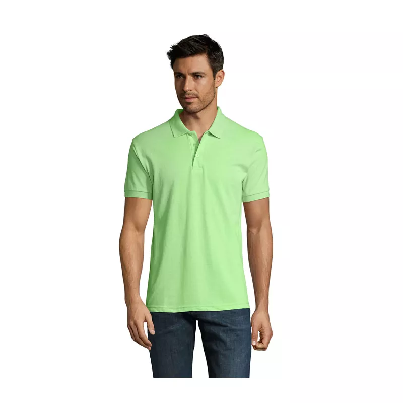 Koszulka polo męska 200 g/m² Sol's PRIME MEN - Apple Green (S00571-AG)