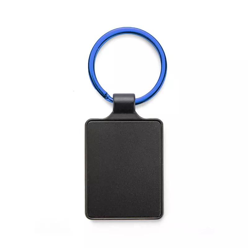 Brelok metalowy z grawerem w kolorze kółka COLORS - niebieski (17929-03)