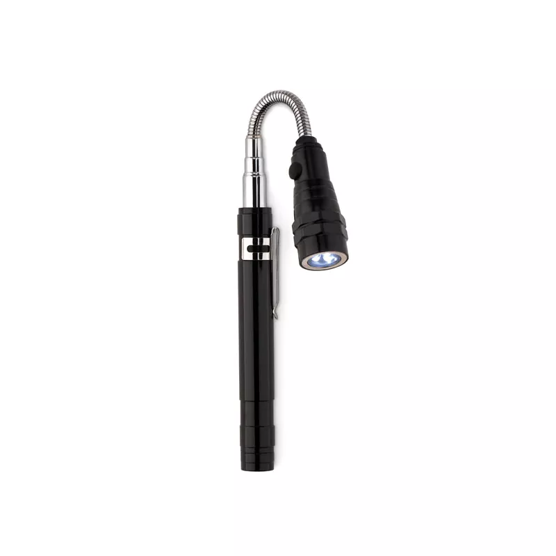 Latarka teleskopowa z magnesem STRETCH-TORCH - Czarny (MO8621-03)