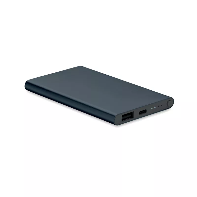 Powerbank płaski 4000 mAh aluminiowy POWERFLAT C - Francuski Granat (MO6825-85)